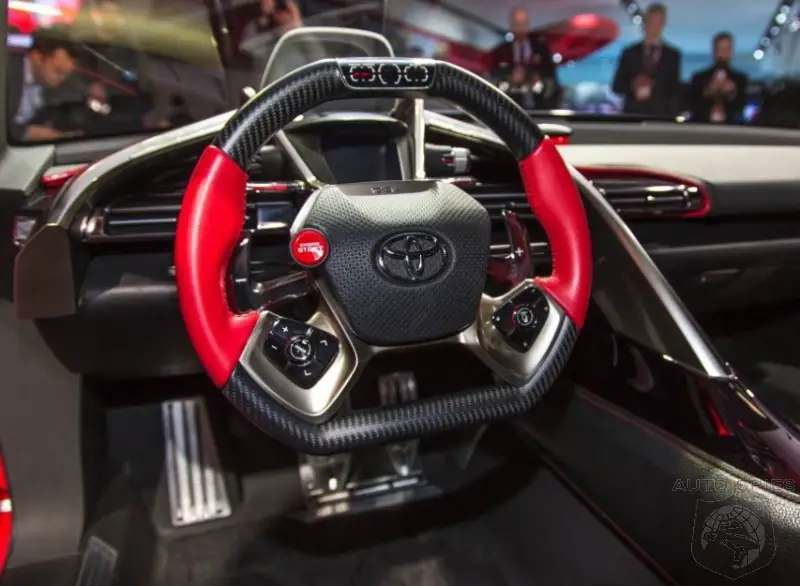 2015 Toyota FT-1 steering wheel