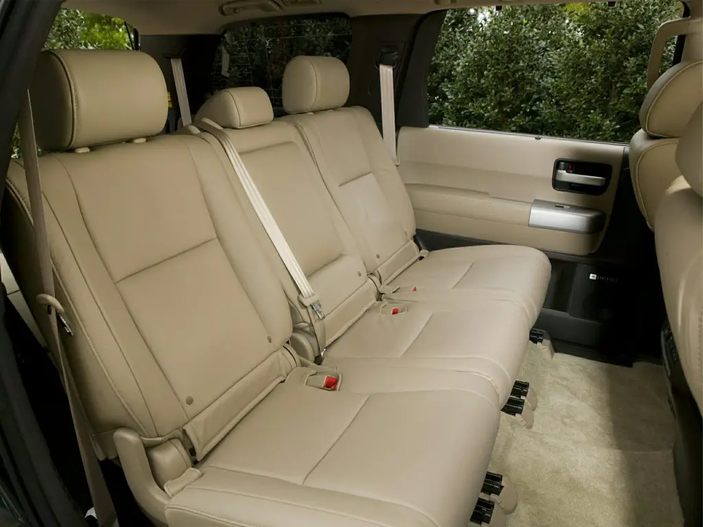 2014 Toyota Sequoia SUV rear seats