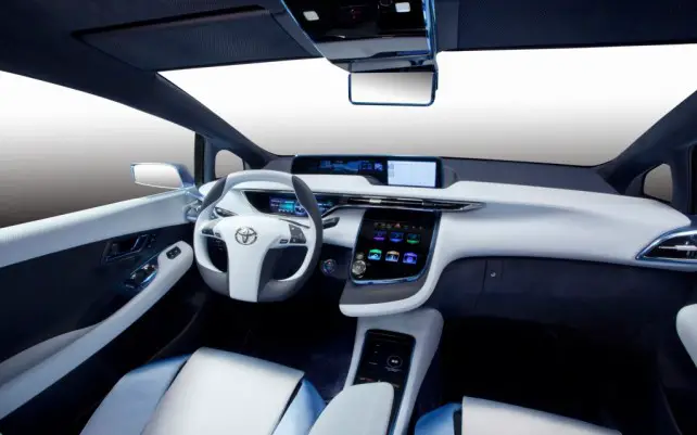 2015 Toyota Prius Plus Hybrid inside