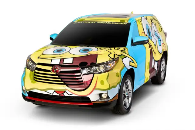 2014 Toyota Highlander Spongebob Squarepants