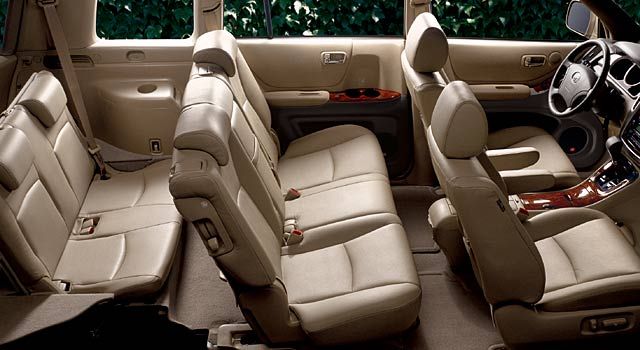 2015 Toyota Kluger inside seats