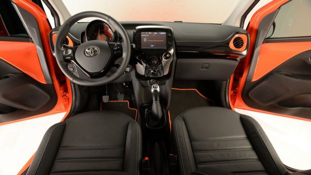 2014 Toyota Aygo inside