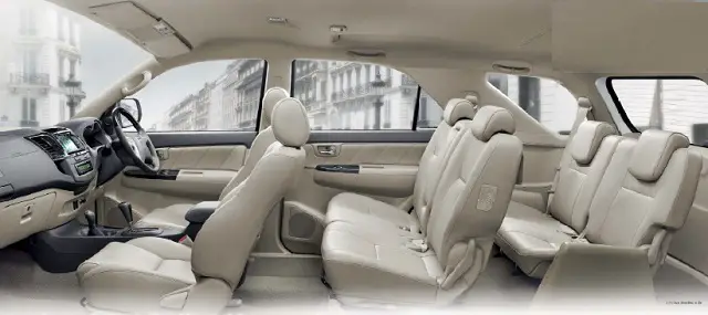 2015 Toyota Fortuner SUV interior