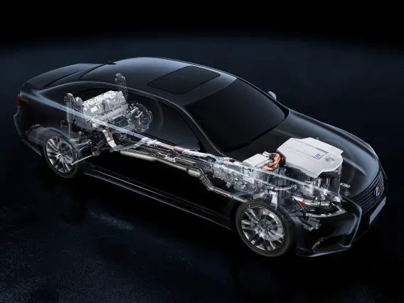 2016 Lexus LS 600h L system