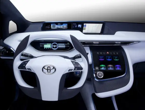 Toyota Hydrogen 2015 steering wheel