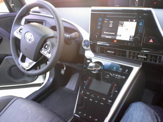 2016 Toyota Mirai inside
