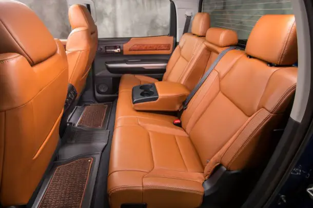 2015 Toyota Tundra Diesel rear seats