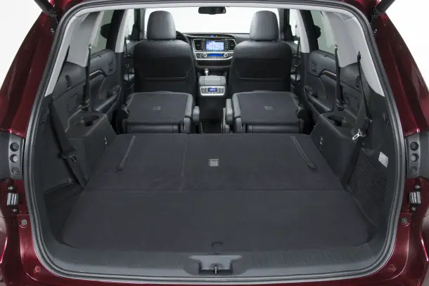 2015 Toyota Highlander Hybrid cargo space
