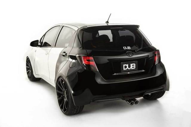 2016 Toyota Yaris DUB rear side