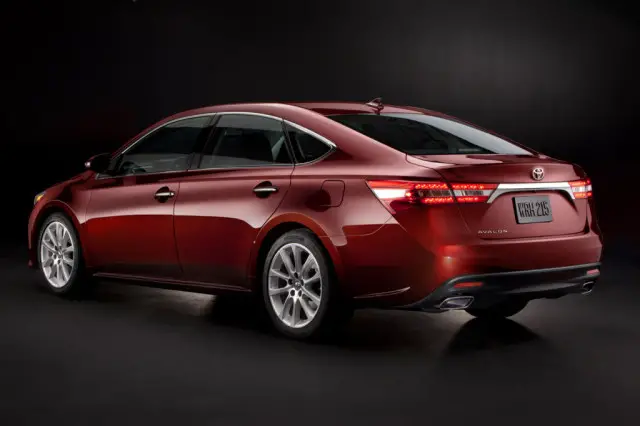 2015 Toyota Avalon vs. 2015 Hyundai Genesis avalon rear